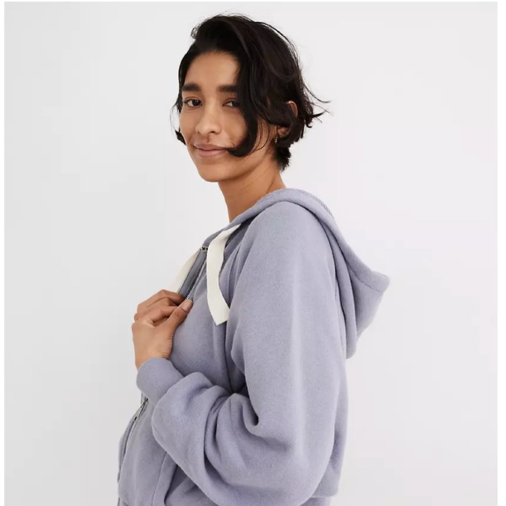 Madewell Lavender Hoodie Sweater